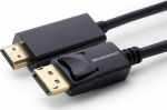 MicroConnect DisplayPort 1.2 to HDMI Cable, DisplayPort Male - HDMI Male