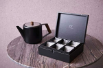 Bredemeijer Tea Bag Box with 6 Compartments, black 184006
