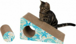 Trixie Ramp scratching post TX48003 2-parts brownish-blue 48 cm