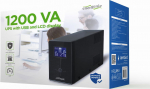 Energenie by Gembird Line-In 1200VA, 3xIEC, 2xSCHUKO 230V, USB, RJ11 IN/OUT, LCD