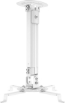 Multibrackets M Universal Projector Mount | Justerbar 380mm 580mm | Roof | Max 13.5kg | Vit