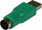 StarTech.com Adapter USB StarTech USB - PS/2 Green (GC46MF)