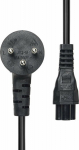 ProXtend Power Cord Israel to C5 2M, Black