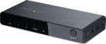 StarTech.com 2-Port 8K HDMI Switch, HDMI 2.1 Switcher 4K 120Hz/8K 60Hz UHD, HDR10+, HDMI Switch 2 In 1 Out, Auto/Manual Source Switching, Remote Control and Power Adapter Included - 7.1 Channel Audio/eARC (2PORT-HDMI-SWITCH-8K) - Video-/audio switch - 2