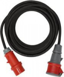 Brennenstuhl 1169370100 - 10 m - Outside - IP44 - Oil resistant - UV-resistant - Schwarz - Rot - 400 V