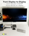 Wentronic Goobay HDMI - switchbox 4 auf 1 with audio output 58490