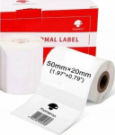 Phomemo Papier Przylepny Naklejki 320x Label 50x20mm Phomemo M110 M120 M200 M220 M221 / XP5020-320