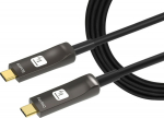 Techly ICOC-U3C-HY-010, 10 m, USB C, USB C, 21.6 Gbit/s, Schwarz