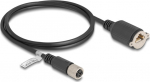Delock Netzwerkkabel - 8 pin M12-X (W) zu RJ-45 (W)