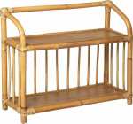 Atmosphera Rattan bookcase, 2 horizontal, 60 x 20 x 50 cm