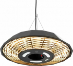 Heater Targus TunaBone | Electric Ceiling Infrared Patio Heater | TB2068C-01 | Patio heater | 2000 W | Number of power levels 1 | Suitable for rooms iki 20 m&sup2; | Juodas | IP45