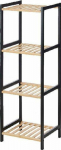 Berilo Narrow bamboo shelf SQUARE, 35 x 30 x 100 cm