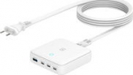 TUCANO GAN TISCHLADEGERT WEI, 100W 3X USB-C 1X USB-A 15 M
