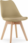 Leobert Krzesło MARK - dark beige / natural legs x 1