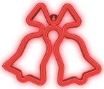 Forever Light FLNE17 CHRISTMAS BELLS Neon LED Sighboard