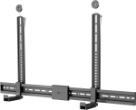 Wentronic Goobay Universal Soundbar Mount for TV Sets black