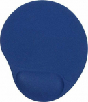 Powerton Mouse Pad Mouse Pad, ergonomic gel, dark blue, Powerton
