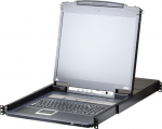 ATE ATEN Slideaway CL5708IM - KVM-Console KVM-Switch - 8 Anschl&uuml;sse - PS/2, USB - Swiss - 43.2 cm (17")