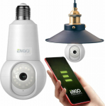 Eurolook ECAM-E27 - Smart internal camera, Wi-Fi, Rotation, thread E27, 4Mpx2-directional sound (microphone and speaker), motion tracking, micro SD