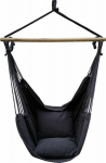Saska Garden HAMMOCK BRAZILIAN CHAIR 100X130CM I 2 PILLOWS 40x40CM CZARNY