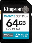 KIN Kingston | Canvas Go! Plus | 64 GB | SD | Flash memory class Class 10, UHS-I, U3, V30