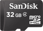 SanDisk microSDHC 32GB - microSDHC | 32GB | Class 4 | Reading do 18 MB/s | Record do 12 MB/s