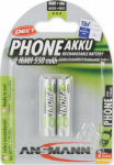 1x2 Ansmann maxE NiMH rech.bat. Micro AAA 550 mAh DECT PHONE