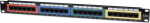 Intellinet 24-Port Cat5e Patchpanel, UTP, 19", 1 HE, color coded - Patch Panel - CAT 5e - UTP - RJ-45 X 24 - 1U - 48.3 cm (19")