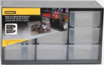 Black & Decker Small parts magazine with 9 Schubfaechern