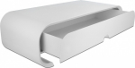 Delock Monitor stand with drawer - wei&szlig;