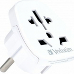Reisiadapter universaalne Verbatim World to Europe Travel EU-Adapter Plug WTEU-01 (maandatud europistik)