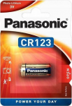 Battery CR123A PANASONIC (blister 1 szt.)