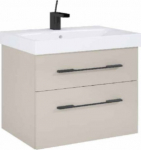 Cersanit AQ.401-164364 / AQUAFORM / MADRID / WALL-HUNG WASHBASIN CABINET 2S 80 FUME MATT / 80X41.8X54