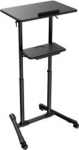 GEMBIRD Mobile lecture desk with caster wheels black