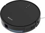 Inter Sales RVC-115 Black robot vacuum cleaner controlled by app
