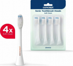Concept Solution End Concept ZK0052 Toothbrush tip PERFECT SMILE ZK500x, Soft Clean, 4 szt, White