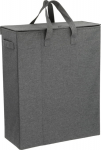 Laundry basket MAX DAY 46x26xH50cm, dark grey