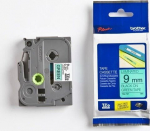 Tape BROTHER TZe-721 9mm x 8m black on green replacement