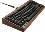 Sharkoon SKILLER SGK50 S3 Wood PBT holz/schwarz IT-Layout Gateron G Pro 3.0
