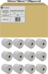 G&G 12x Compatible label rolls mit Zebra 800264-155