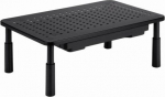 Gembird MS-TABLE-D-01 Adjustable monitor stand with drawer (rectangle)