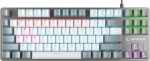 Rampage Snug RGB KRGD Red white and gray - Rampage Klawiatura gamingowa mechaniczna Snug RGB KRGD Red white and gray