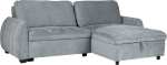 Corner sofa bed CLOUD bluish green