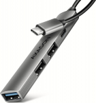 Axagon HUE-STC ALU STRIP USB-C 4 port hub