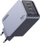 Ugreen GaN Tech Nexode Pro Fast Wall Charger 1x USB-A & 2x USB-C Space Grey