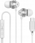 Forever wired headphones EP-02 intrathecal USB-C White