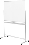 LogiLink Dry Erase Whiteboard, mobile, double-sided, metal, 120x80cm