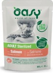 OASY Chunks in gravy Sterilized Salmon - wet cat food - 85g