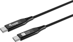 Equip Kabel USB-C4.0->C Slim PD240W St/St 1.20m schwarz
