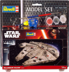 Revell Model Set Millennium Falcon - Spaceplane model - mounting kit - 1:241 - Millennium Falcon - Star Wars - Advanced